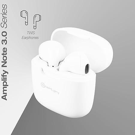 Amplify Note 3.0 Series True Wireless Earphone Pods, White, One size