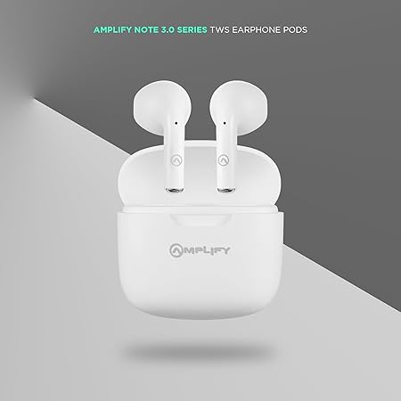 Amplify Note 3.0 Series True Wireless Earphone Pods, White, One size