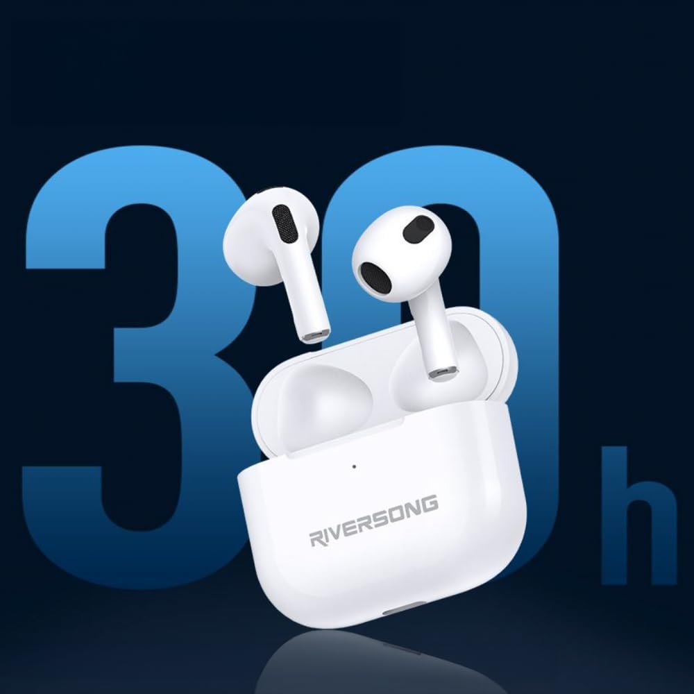 Riversong Airfly L3 Wireless Earbuds, White