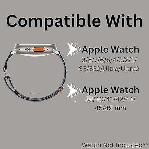 Tisko Strap Upgraded Version of Trail Loop Strap for Apple watch ultra Band Nylon Leather bracelet iWatch series se 7 6 5 3 8 strap