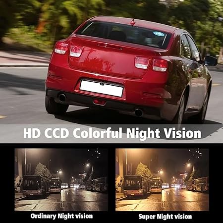 Car License Plate Rear View Camera
