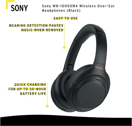 WH-1000XM4 Wireless Noise Cancelling Headphones