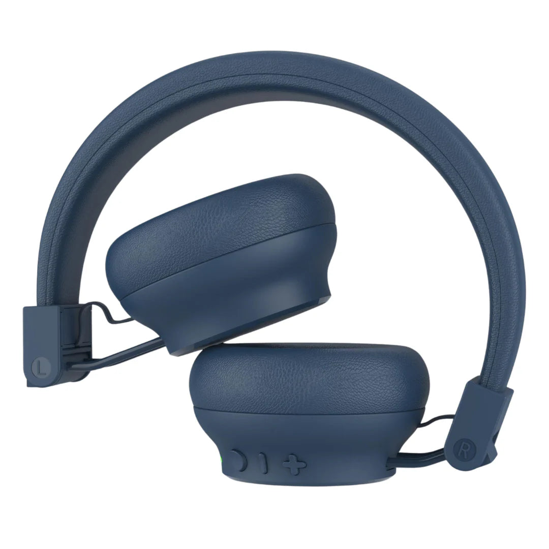 Polaroid Digital Hybrid Noise Cancelling Bluetooth Headphone Blue