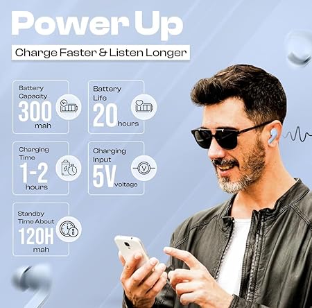 SEBLINRC Wireless Earbuds with LED Display