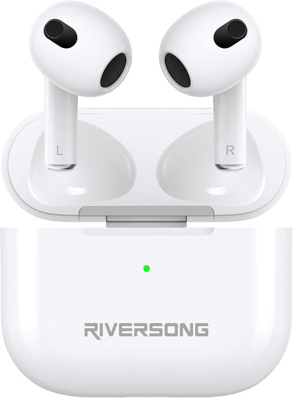 Riversong Airfly L3 Wireless Earbuds, White
