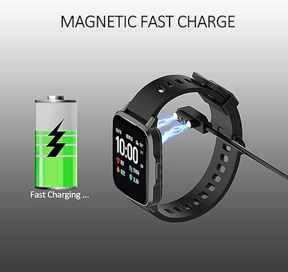 Smart Watch Charger for BezosMax, 3.3-Feet Replacement Magnetic Watch USB Charging Cable Cord for K61/SW06 K63/SW03