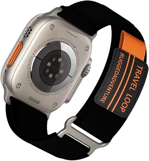 Tisko Strap Upgraded Version of Trail Loop Strap for Apple watch ultra Band Nylon Leather bracelet iWatch series se 7 6 5 3 8 strap